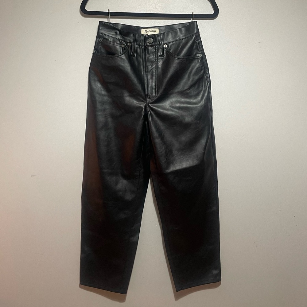 Madewell The Balloon Pant in Faux Leather